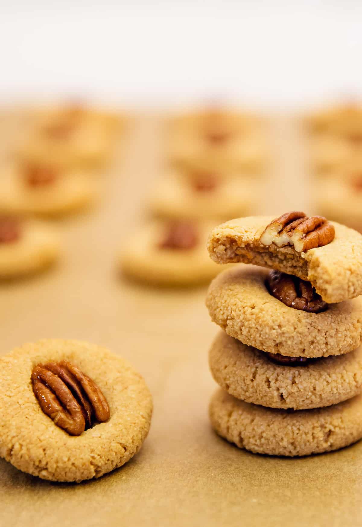 Old Fashioned Maple Pecan Cookies, Maple Pecan Cookie, Maple Cookies, Pecan Cookies, Cookies, whole food plant based, whole food, refined sugar free, maple, maple syrup, syrup, almond flour, almond, vegetarian, vegan, vegetarian cookies, vegan cookies, simple, easy, fast, 30 minutes, healthy, delicious, healthy cookies, oil free, gluten free, cookies, gluten free cookies, whole food plant based cookies, plant based cookies, cinnamon
