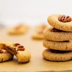 old fashioned maple pecan cookies, cookies, recipe, vegan, vegetarian, whole food plant based, wfpb, gluten free, oil free, refined sugar free, no oil, no refined sugar, no dairy, dessert, sweets, dinner party, entertaining, simple, healthy