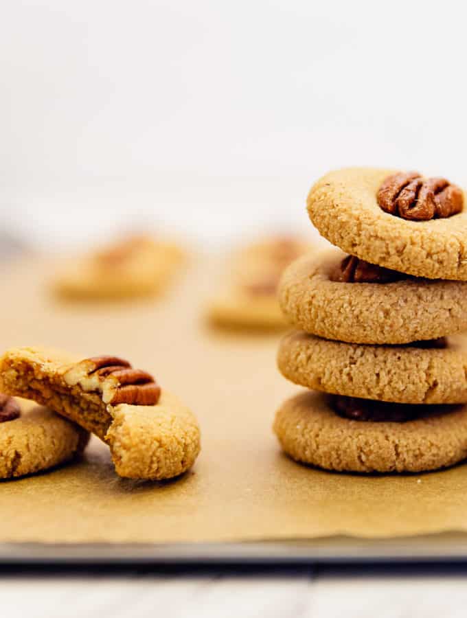 old fashioned maple pecan cookies, cookies, recipe, vegan, vegetarian, whole food plant based, wfpb, gluten free, oil free, refined sugar free, no oil, no refined sugar, no dairy, dessert, sweets, dinner party, entertaining, simple, healthy