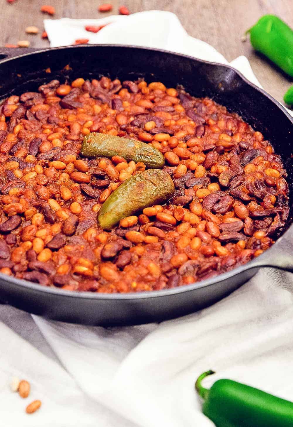 bbq baked beans, whole food plant based, side, beans, bbq, baked beans, gluten free, oil free, refined sugar free, healthy, vegan, vegetarian