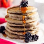 buckwheat, pancakes, maple syrup, refined sugar free, no refined sugar, breakfast, vegan, recipe, whole food plant based, vegetarian,gluten free, vegan healthy, oil free, no oil, healthy, fast, simple, quick, easy, 30 minutes or less, entertaining, holiday