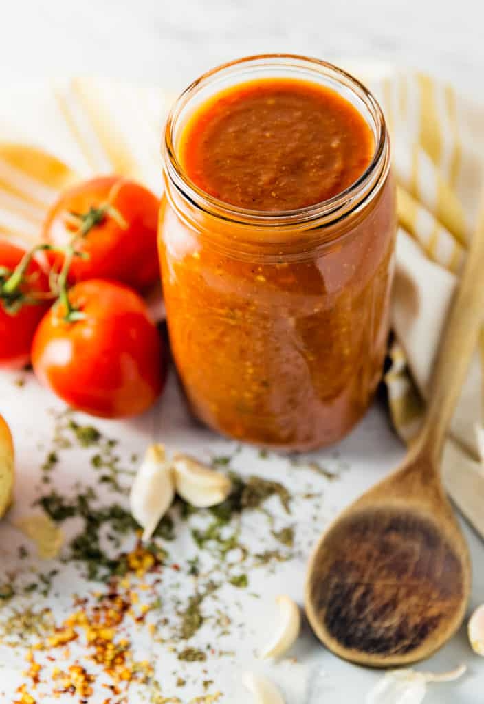 Italian Tomato Pasta Sauce - Monkey and Me Kitchen Adventures