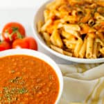 Italian pasta sauce, pasta sauce, marinara, red gravy, recipe, vegan, vegetarian, whole food plant based, wfpb, gluten free, oil free, refined sugar free, no oil, no refined sugar, no dairy, dinner, lunch, dinner party, entertaining, simple, healthy