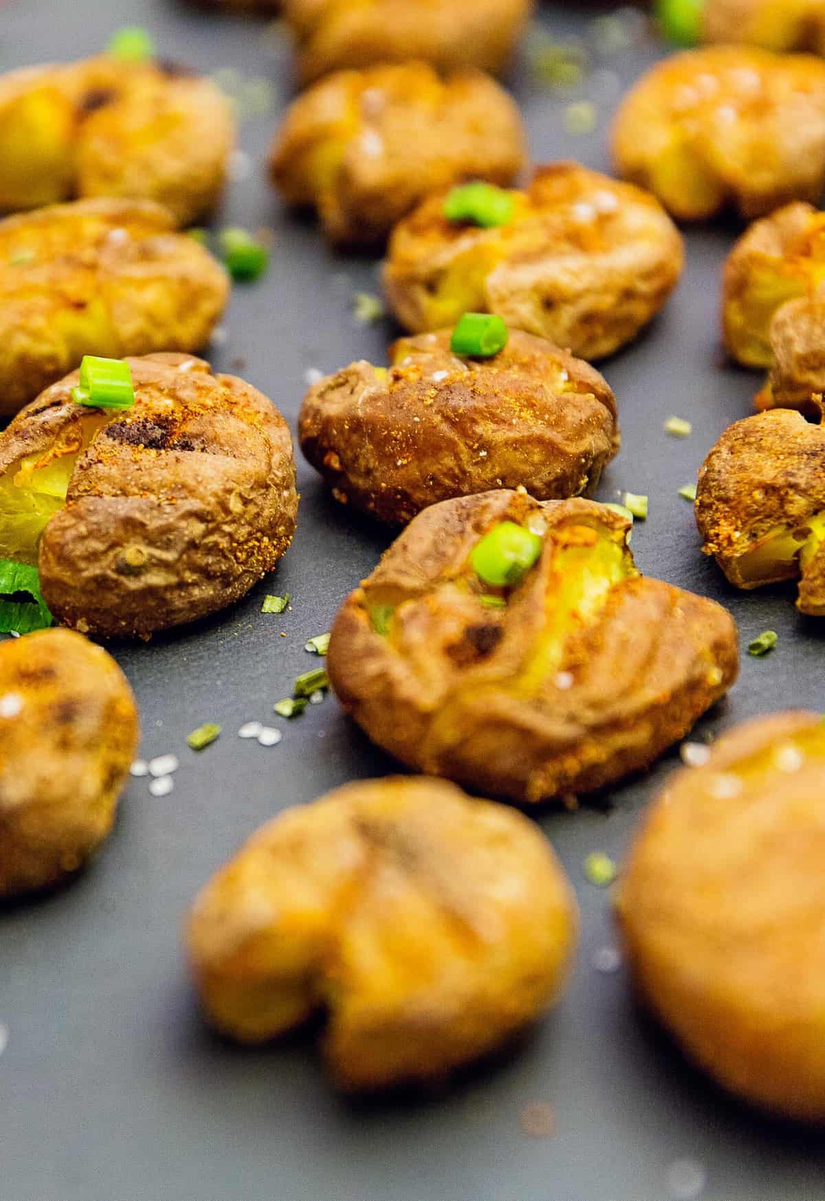 Smashed Potatoes - The Plant Based School