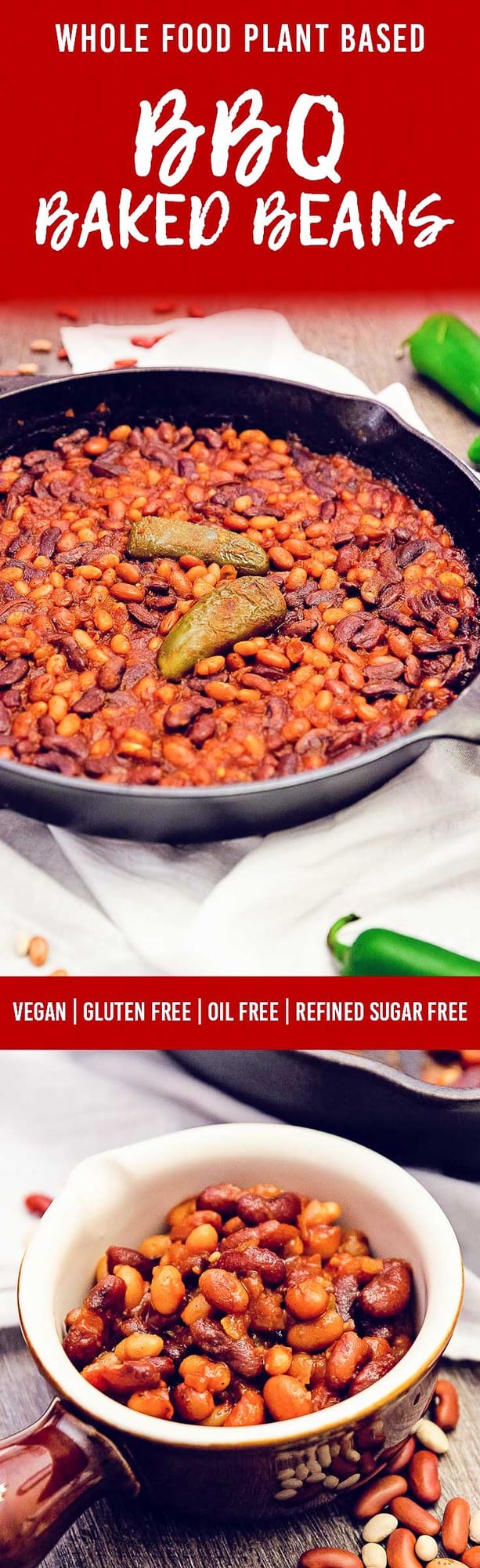 bbq baked beans, whole food plant based, side, beans, bbq, baked beans, gluten free, oil free, refined sugar free, healthy, vegan, vegetarian