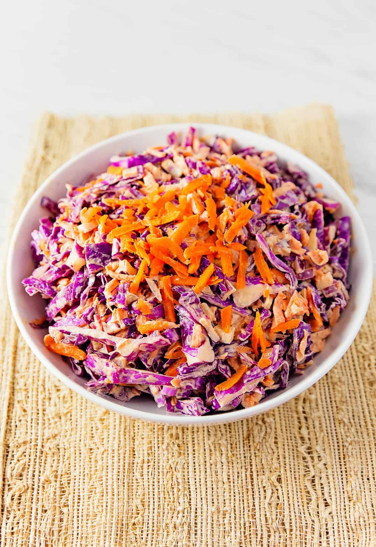 Classic Vegan Coleslaw, vegan, vegetarian, whole food plant based, gluten free, recipe, wfpb, healthy, oil free, no refined sugar, no oil, refined sugar free, dinner, side, side dish, dairy free