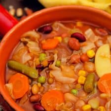 냉장고 정리 토마토 콩 수프