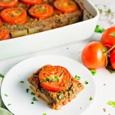 렌틸 감자 토마토 그라탕
