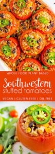 Southwestern Stuffed Tomatoes - Monkey and Me Kitchen Adventures