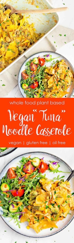 Vegan "Tuna" Noodle Casserole - Monkey and Me Kitchen Adventures