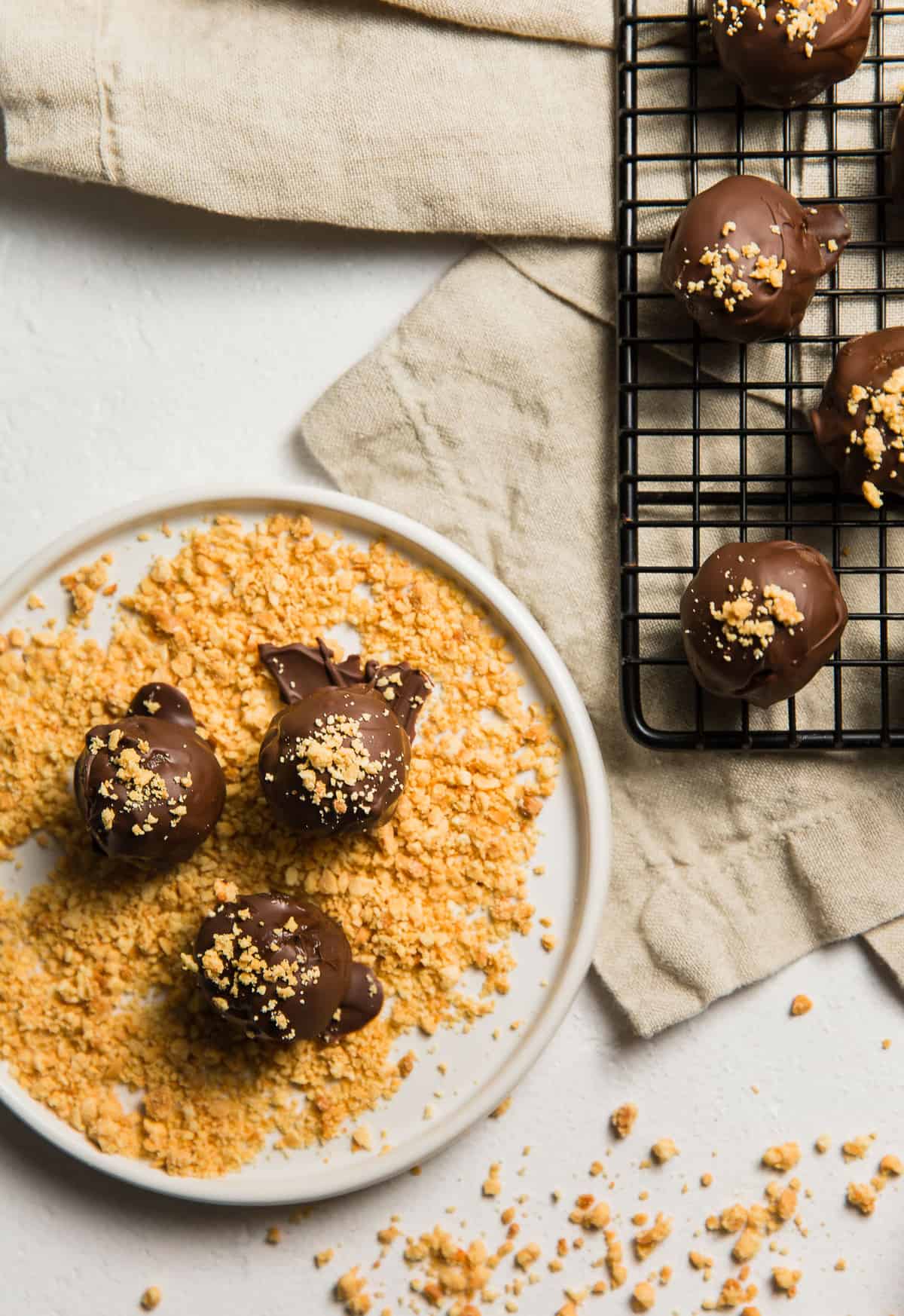 Chocolate Peanut Butter Delights, plant based, vegan, vegetarian, whole food plant based, gluten free, recipe, wfpb, healthy, healthy vegan, oil free, no refined sugar, no oil, refined sugar free, dairy free, dinner party, entertaining, dessert, sweets, treats