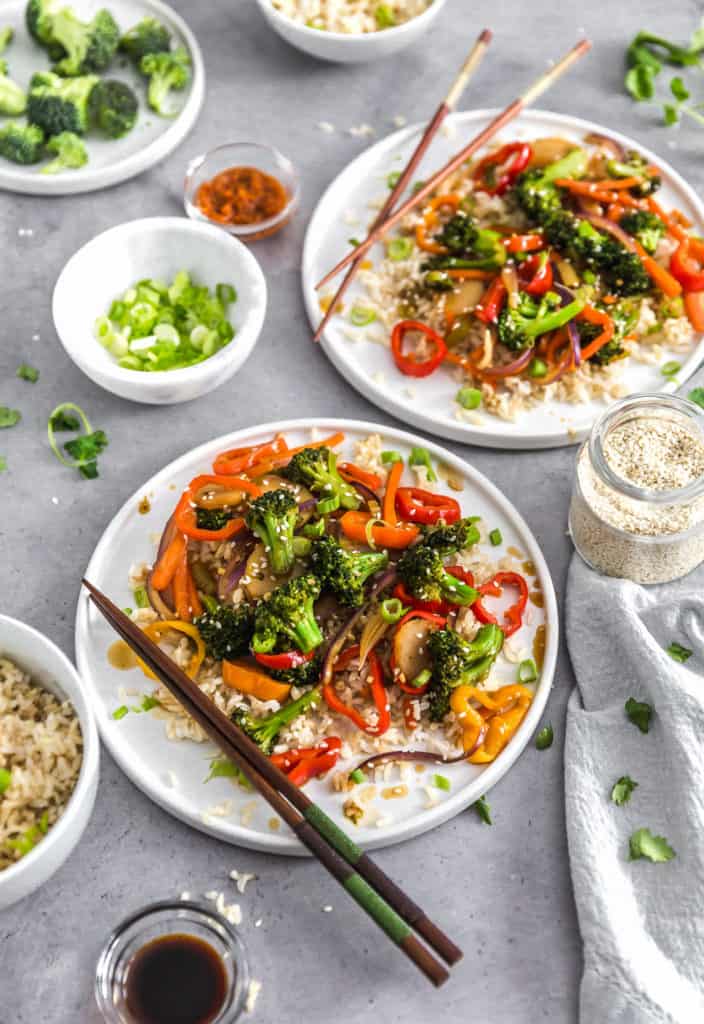 Asian Veggie Stir Fry - Monkey and Me Kitchen Adventures