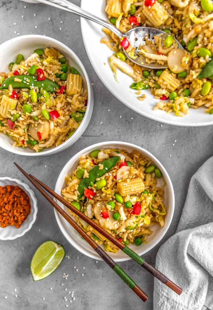 Cabbage Fried Rice Monkey and Me Kitchen Adventures