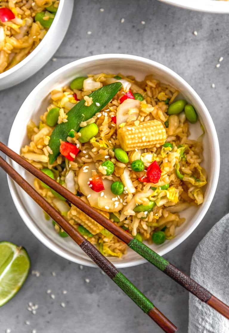 Cabbage Fried Rice Monkey and Me Kitchen Adventures