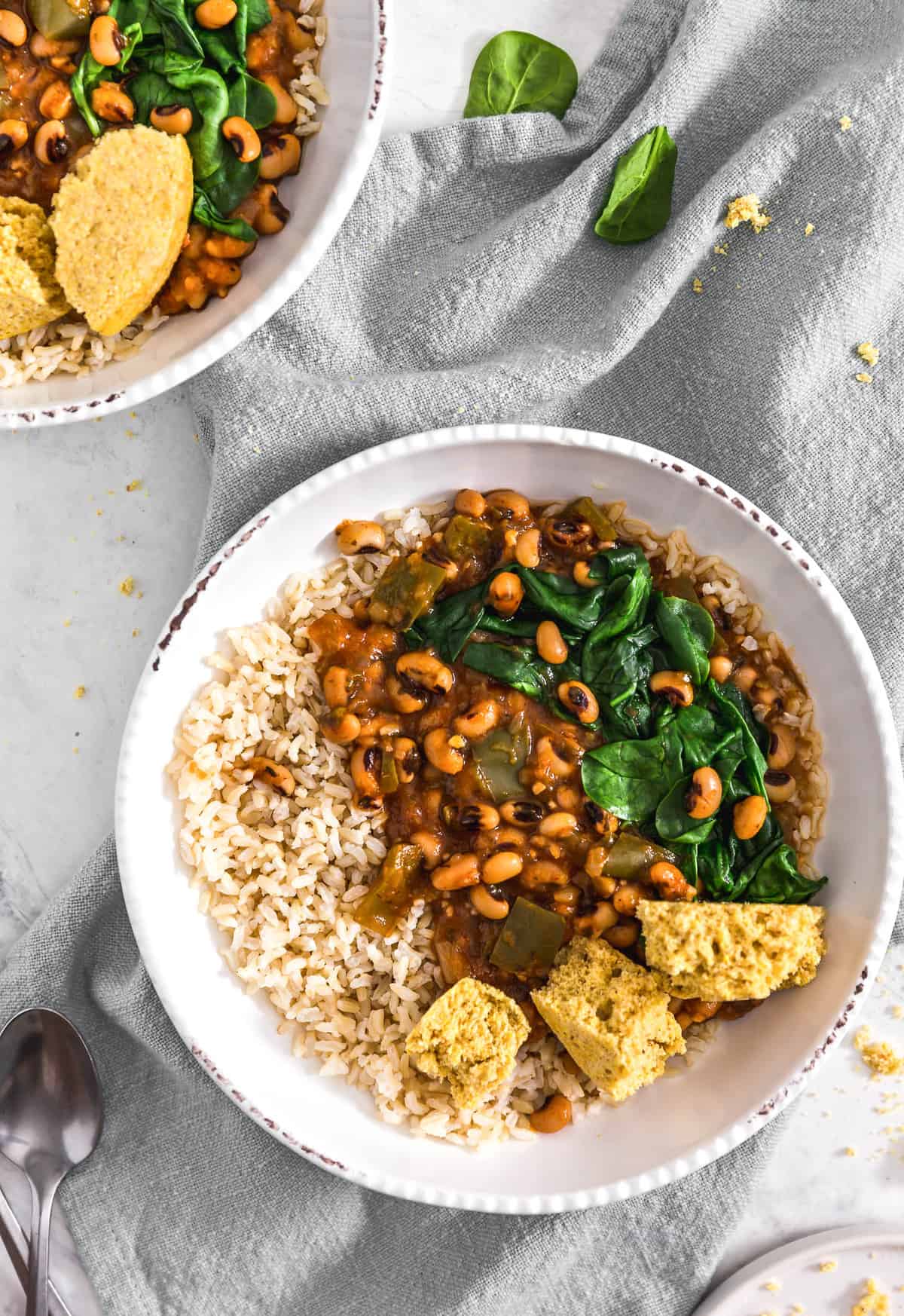 Instant Pot Cajun Black Eyed Pea Stew, Instant Pot, plant based, vegan, vegetarian, whole food plant based, gluten free, recipe, wfpb, healthy, healthy vegan, oil free, no refined sugar, no oil, refined sugar free, dairy free, stew, dinner, rice, Cajun, black eyed peas, beans