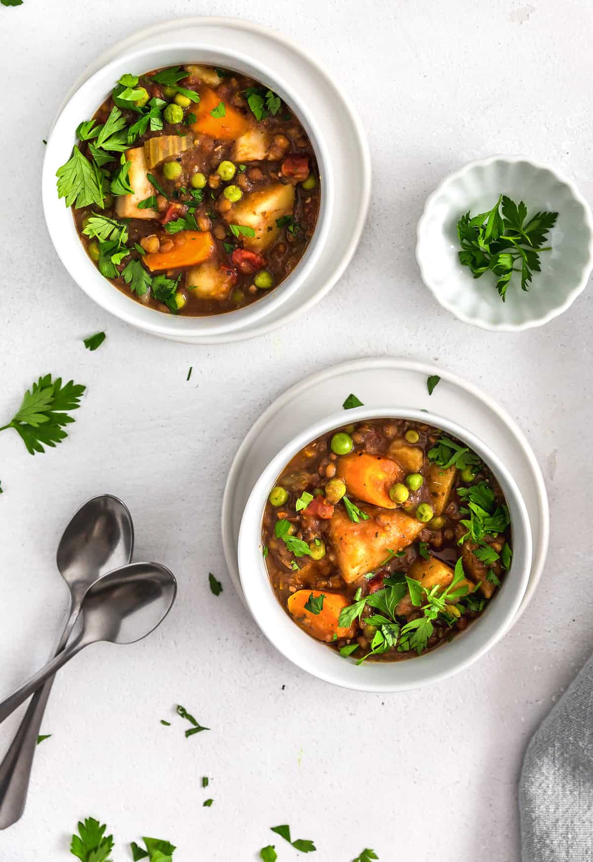 Instant Pot Beef Stew, plant based, vegan, vegetarian, whole food plant based, gluten free, recipe, wfpb, healthy, healthy vegan, oil free, no refined sugar, no oil, refined sugar free, dairy free, lentils, stew, dinner, Instant Pot
