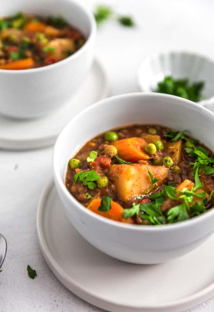 Instant Pot Vegan Beef Stew Monkey and Me Kitchen Adventures