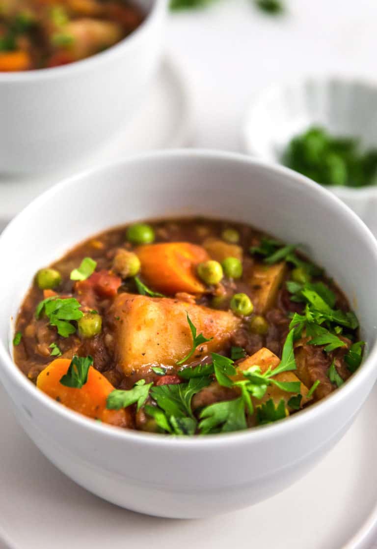 Instant Pot Vegan Beef Stew Monkey and Me Kitchen Adventures