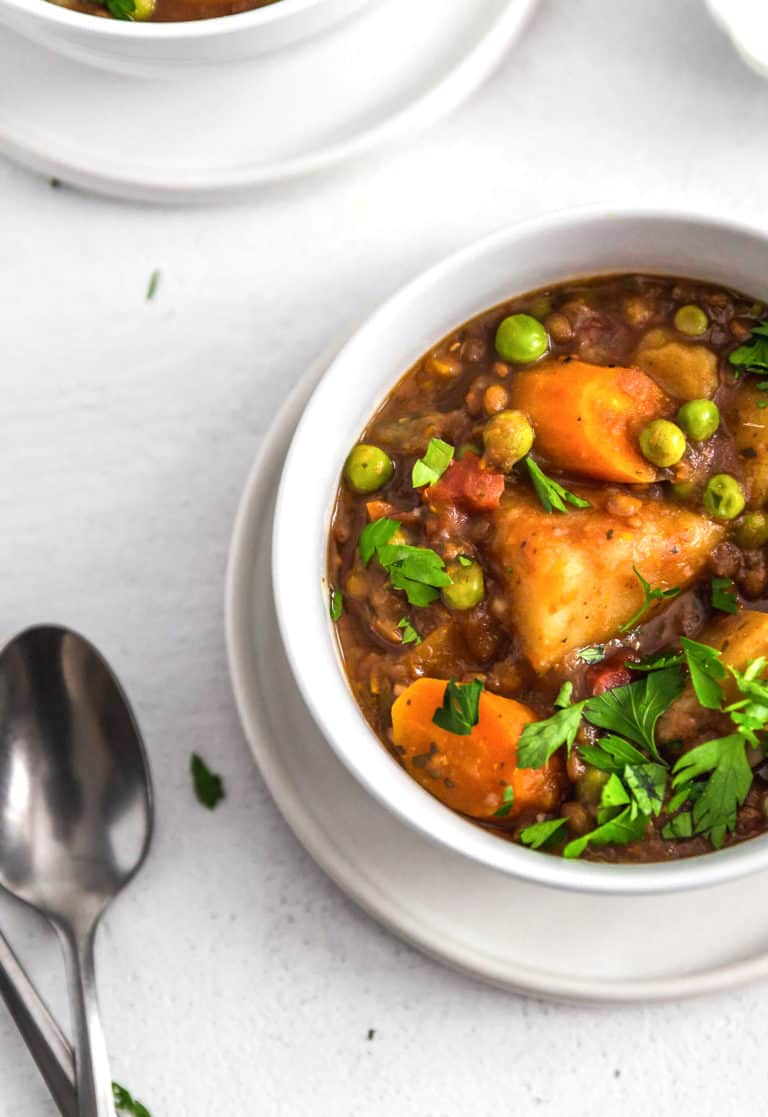 Instant Pot Vegan Beef Stew Monkey and Me Kitchen Adventures