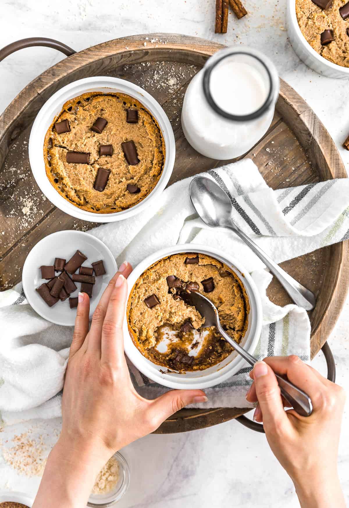 Caramel Chocolate Deep Dish Cookie, vegan cookie, vegan chocolate, vegan dessert, plant based, vegan, vegetarian, whole food plant based, gluten free, recipe, wfpb, healthy, healthy vegan, oil free, no refined sugar, no oil, refined sugar free, dairy free, chocolate, chocolate chips, deep dish cookie, skillet cookie, vegan skillet cookie, treats, sweets, desserts, caramel, vegan caramel