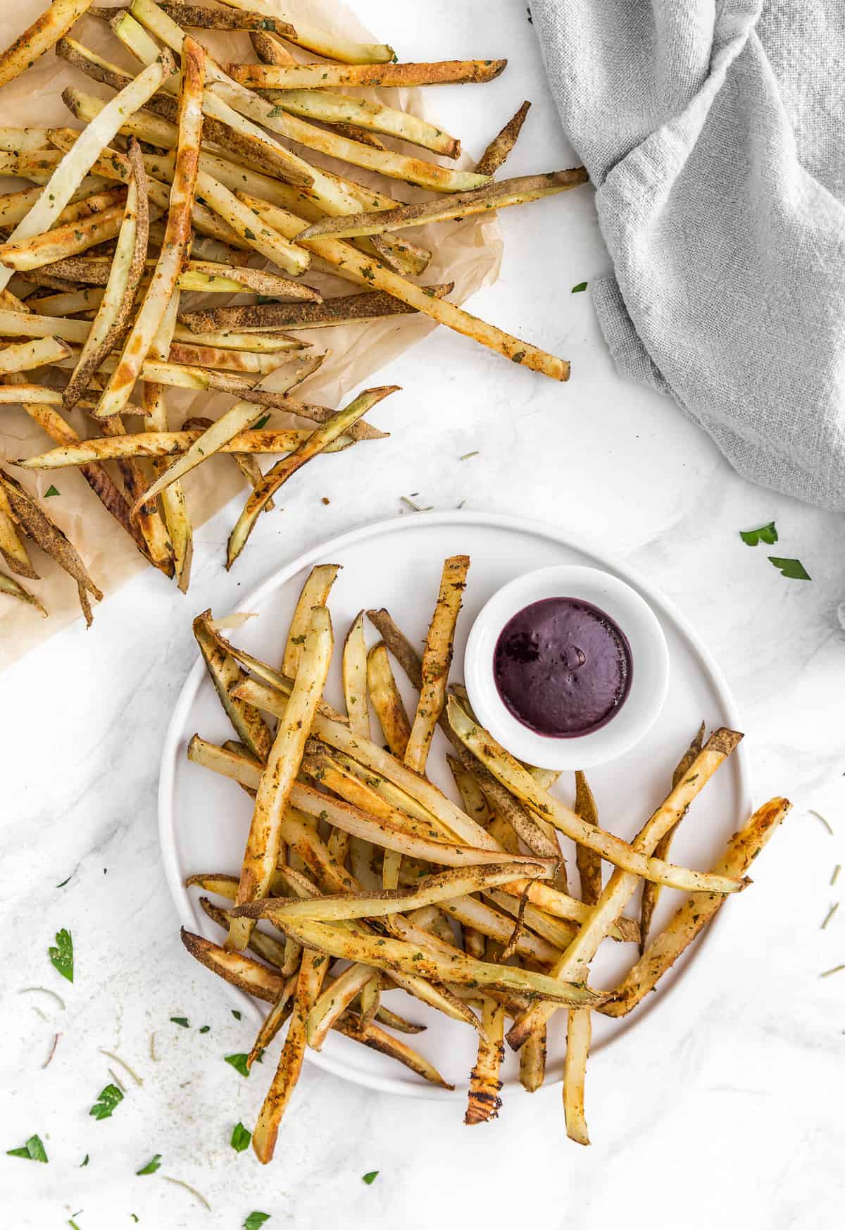 Roasted Baby Potatoes n' Fresh Herbs (Vegan) - Vegan Blueberry