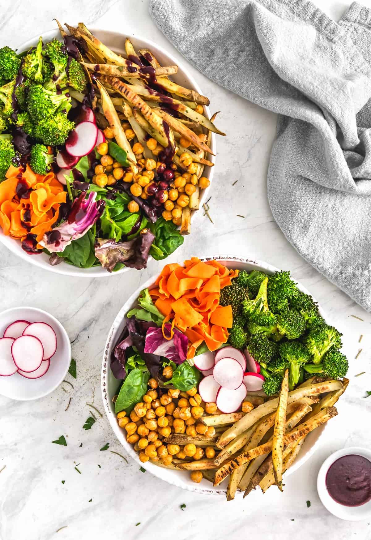 Roasted Baby Potatoes n' Fresh Herbs (Vegan) - Vegan Blueberry