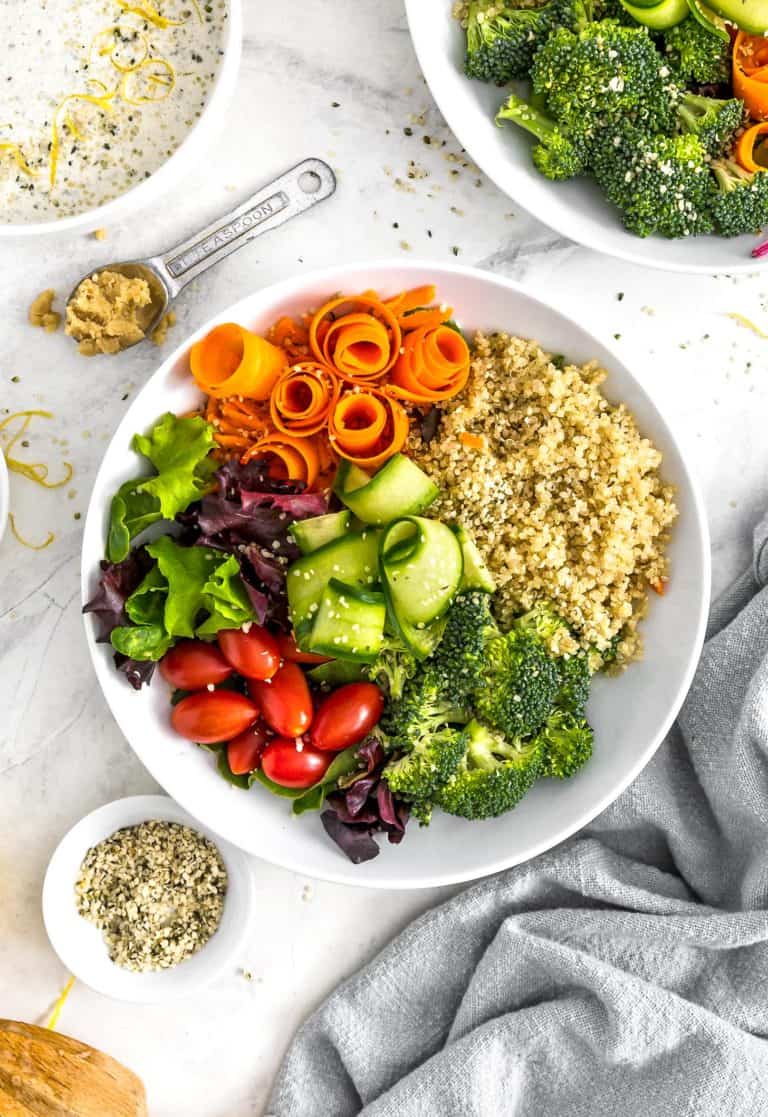 No Oil Lemon Hemp Dressing Monkey and Me Kitchen Adventures