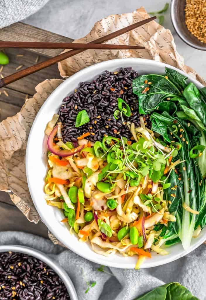 Vegan Egg Roll Stir Fry Monkey and Me Kitchen Adventures