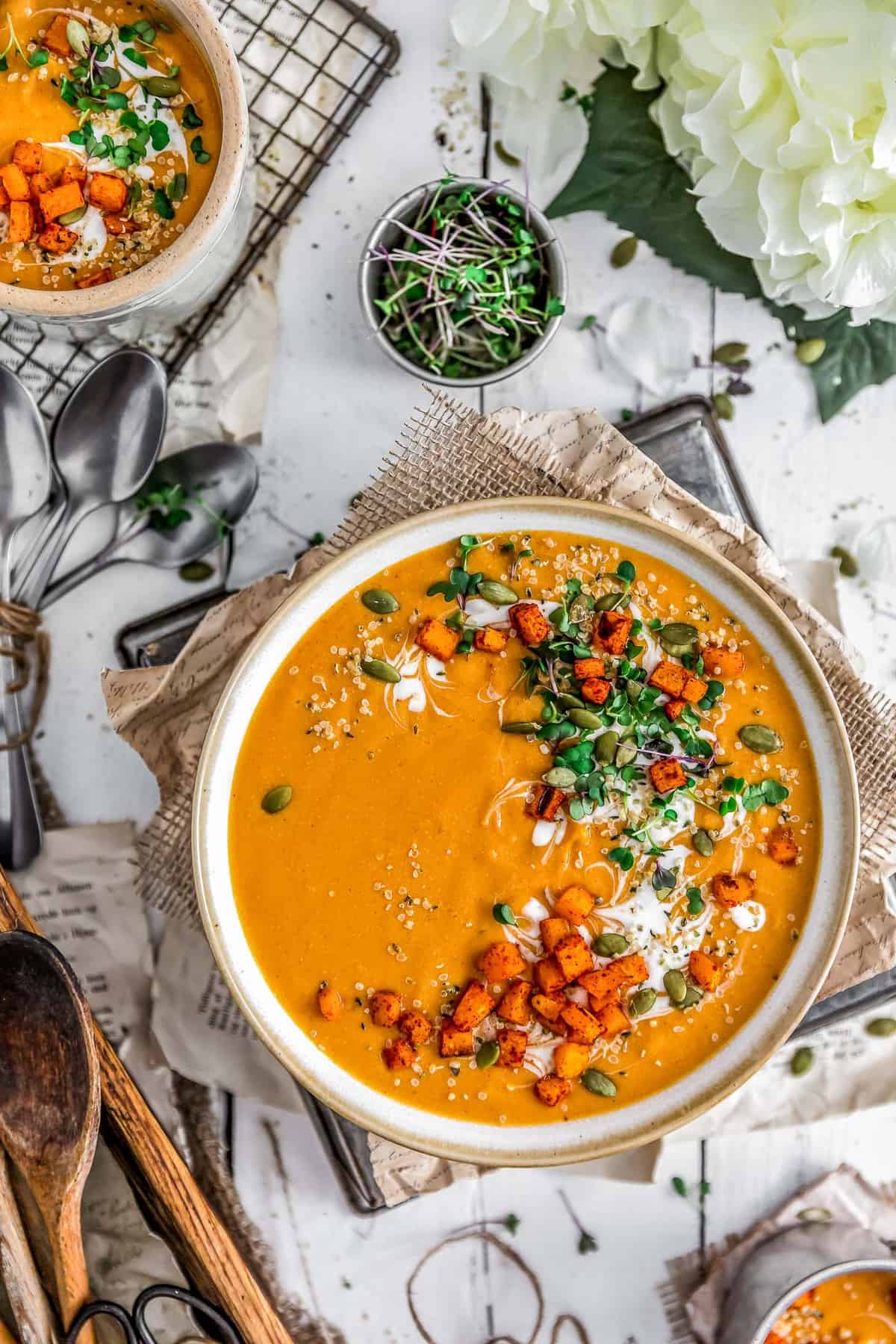 Creamy Smokey Butternut Squash Soup 