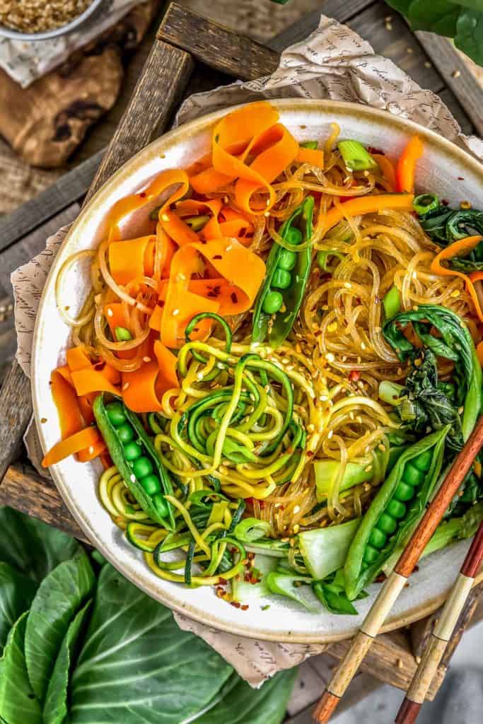Vegan Korean Glass Noodles Monkey and Me Kitchen Adventures