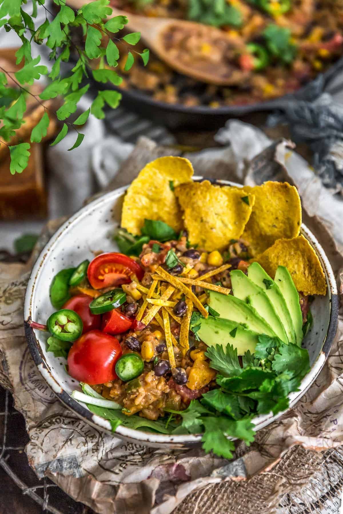 Creamy Tex-Mex Stovetop Casserole in a bowl