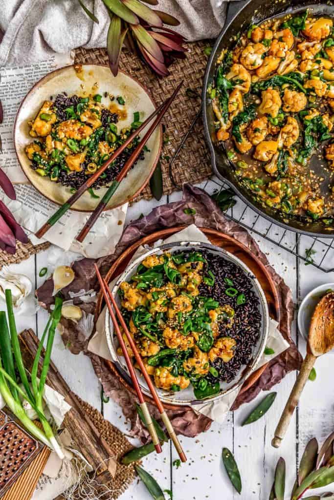 Vegan Korean BBQ Cauliflower Monkey and Me Kitchen Adventures