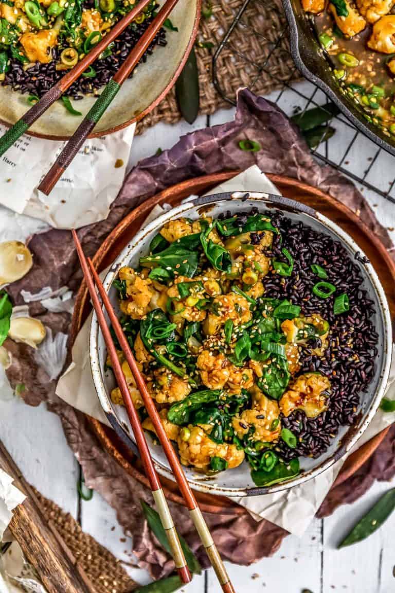 Vegan Korean BBQ Cauliflower Monkey and Me Kitchen Adventures