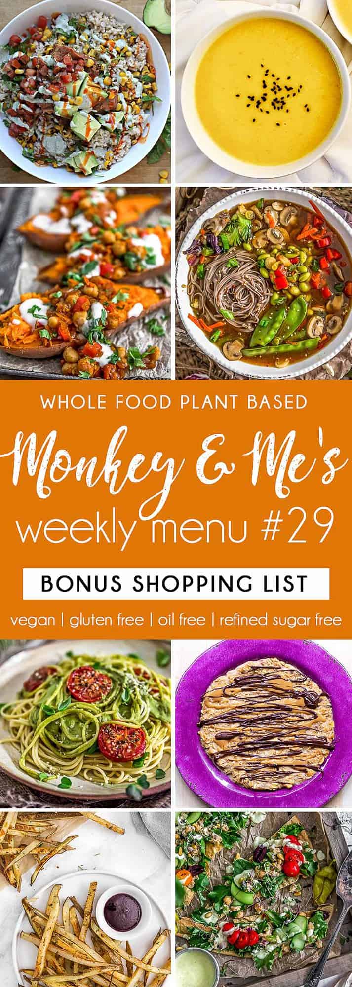 Monkey and Me's Menu 29 featuring 8 recipes