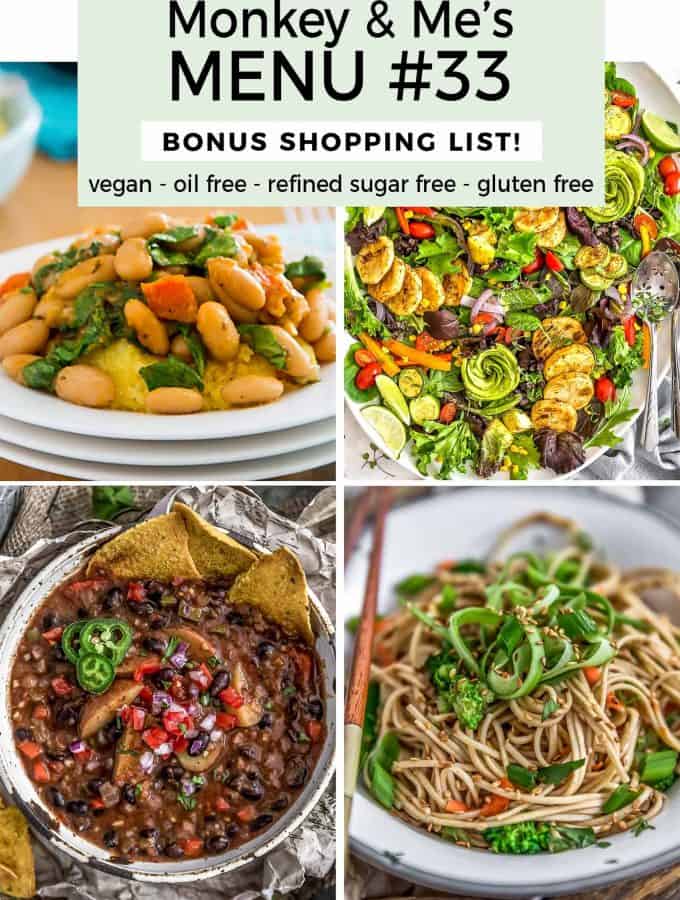 Monkey and Me's Menu 33 featuring 4 recipes