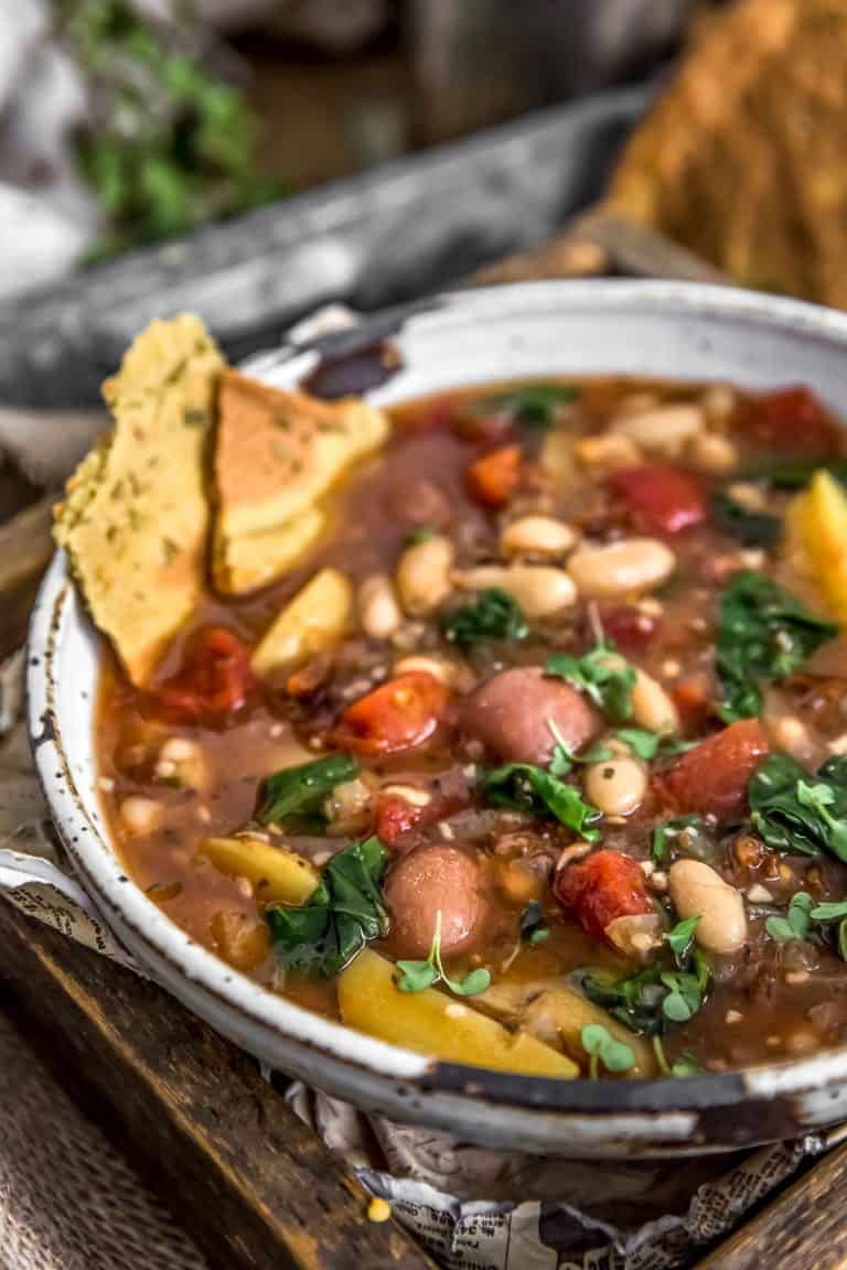 Italian Sundried Tomato Potato Soup - Monkey and Me Kitchen Adventures