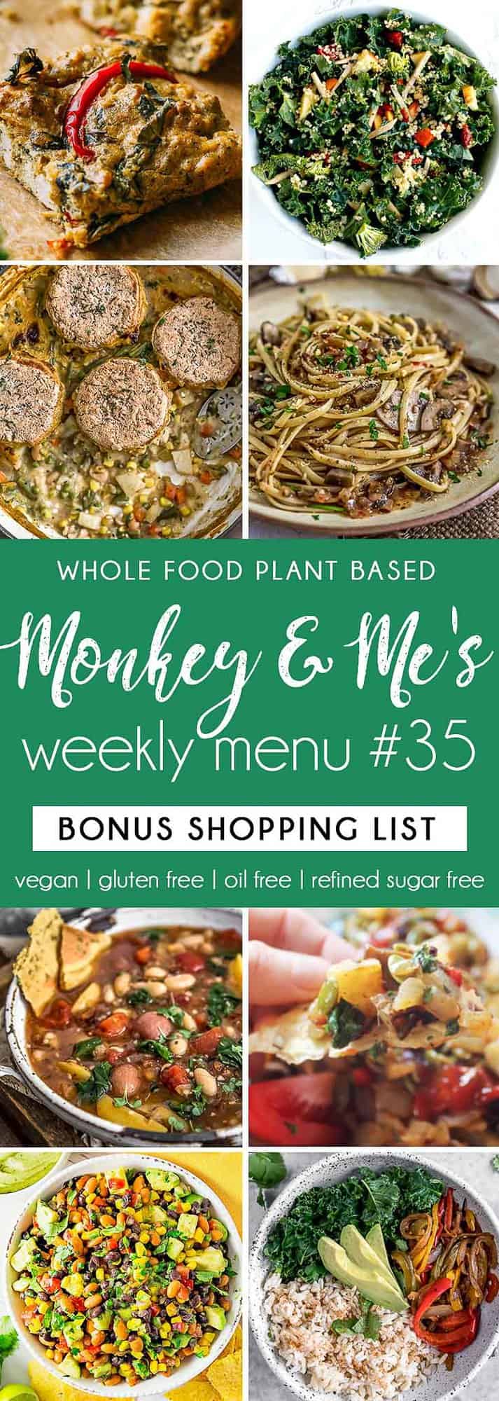 Monkey and Me's Menu 35 featuring 8 recipes