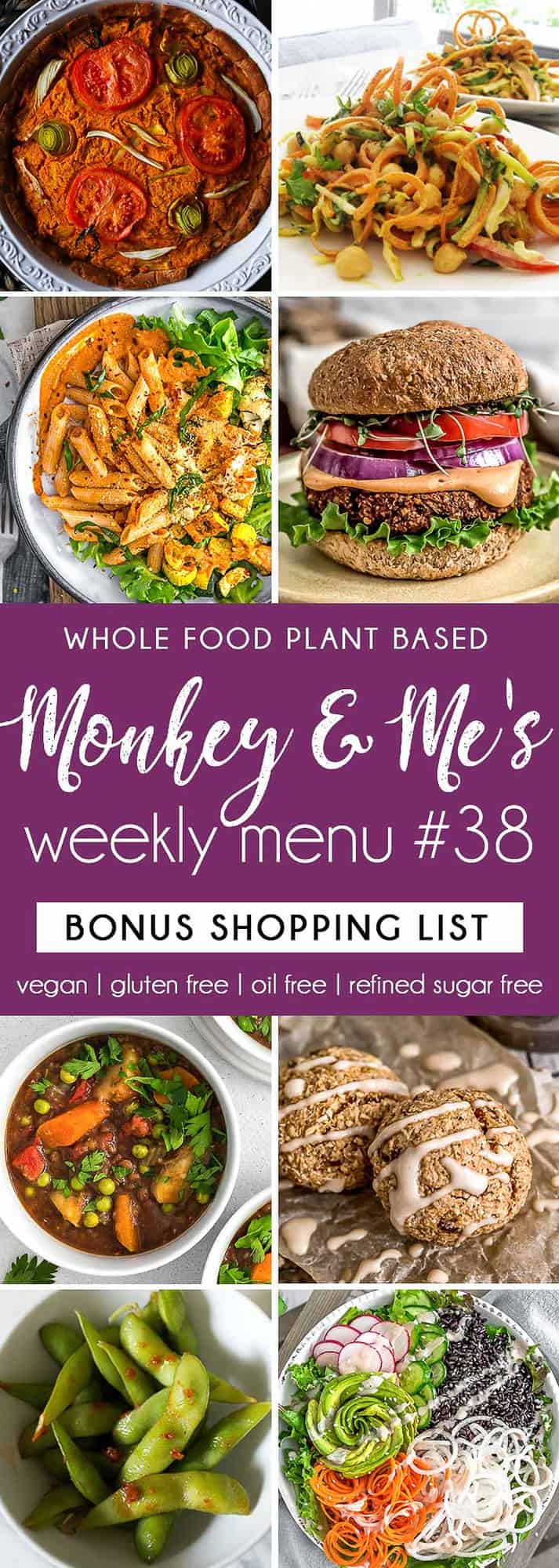 Monkey and Me's Menu 38 featuring 8 recipes
