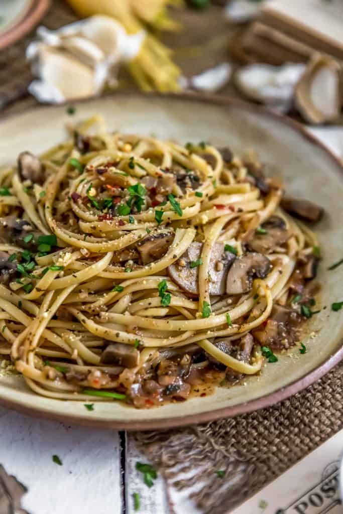 Vegan Linguini with Red Clam Sauce - Monkey and Me Kitchen Adventures