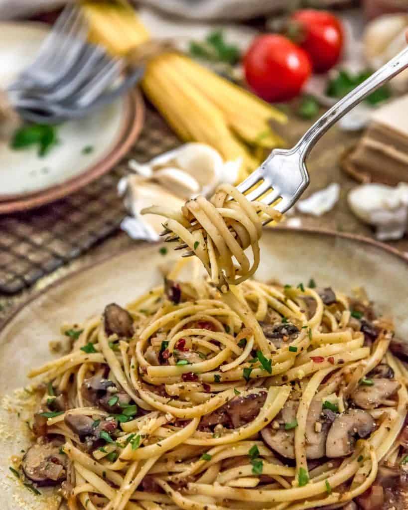 Vegan Linguini with Red Clam Sauce - Monkey and Me Kitchen Adventures