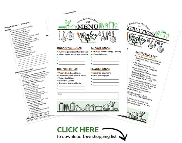 Monkey and Me's Menu 38 PDF Display