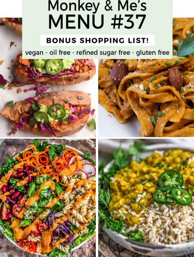 Monkey and Me's Menu 37 featuring 4 recipes