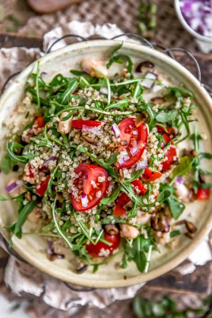 Mediterranean Quinoa Salad - Monkey and Me Kitchen Adventures