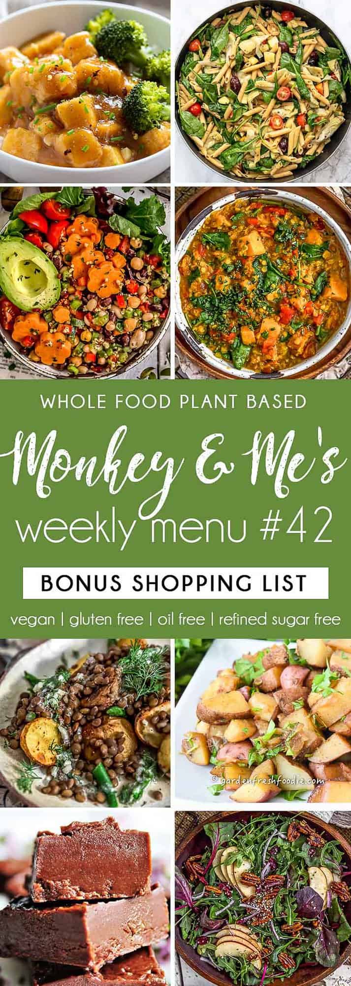 Monkey and Me's Menu 42 featuring 8 recipes