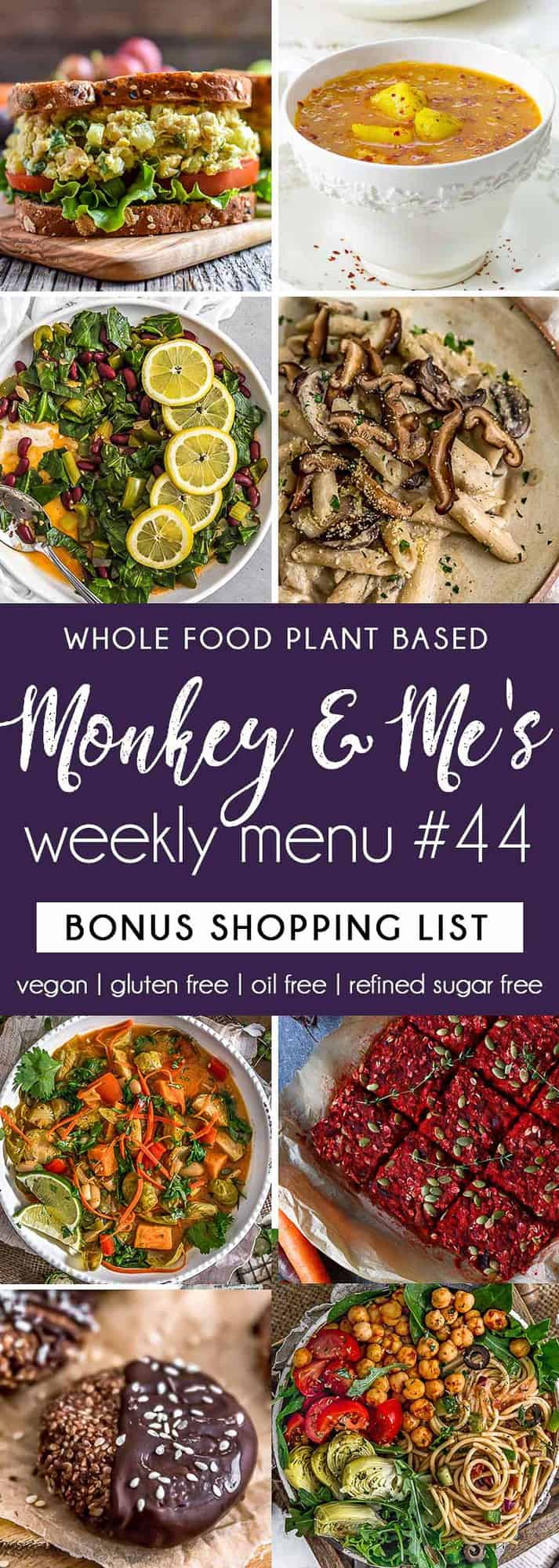 Monkey and Me's Menu 44 featuring 8 recipes