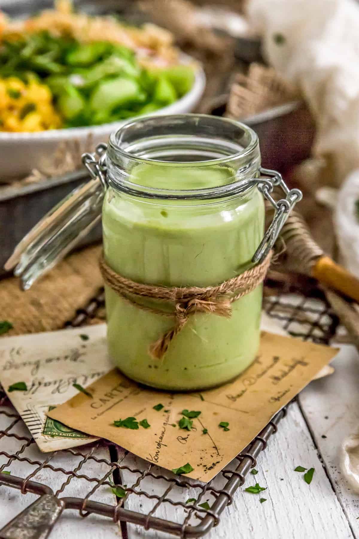 Vegan Green Goddess Dressing - Eat With Clarity