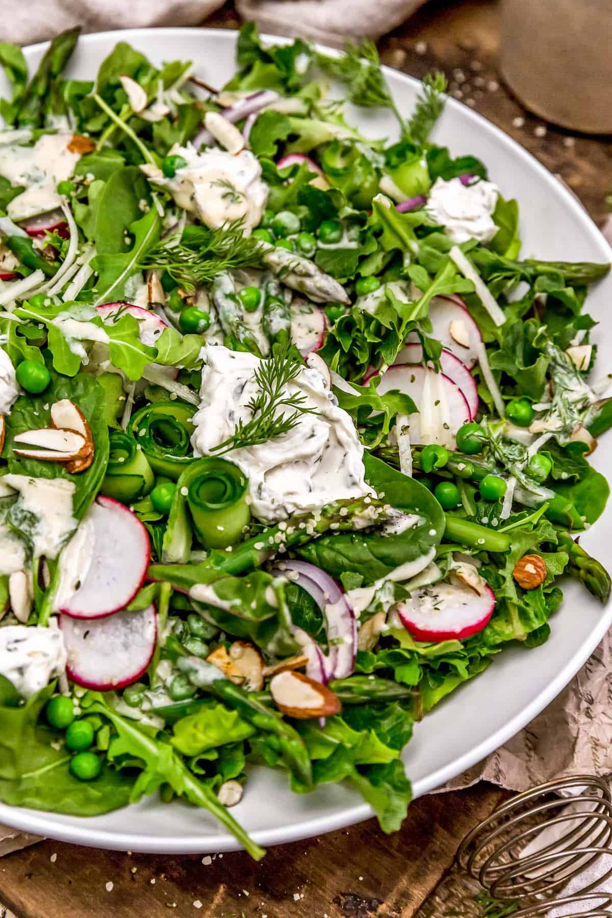 Salad with Creamy Dill Dressing