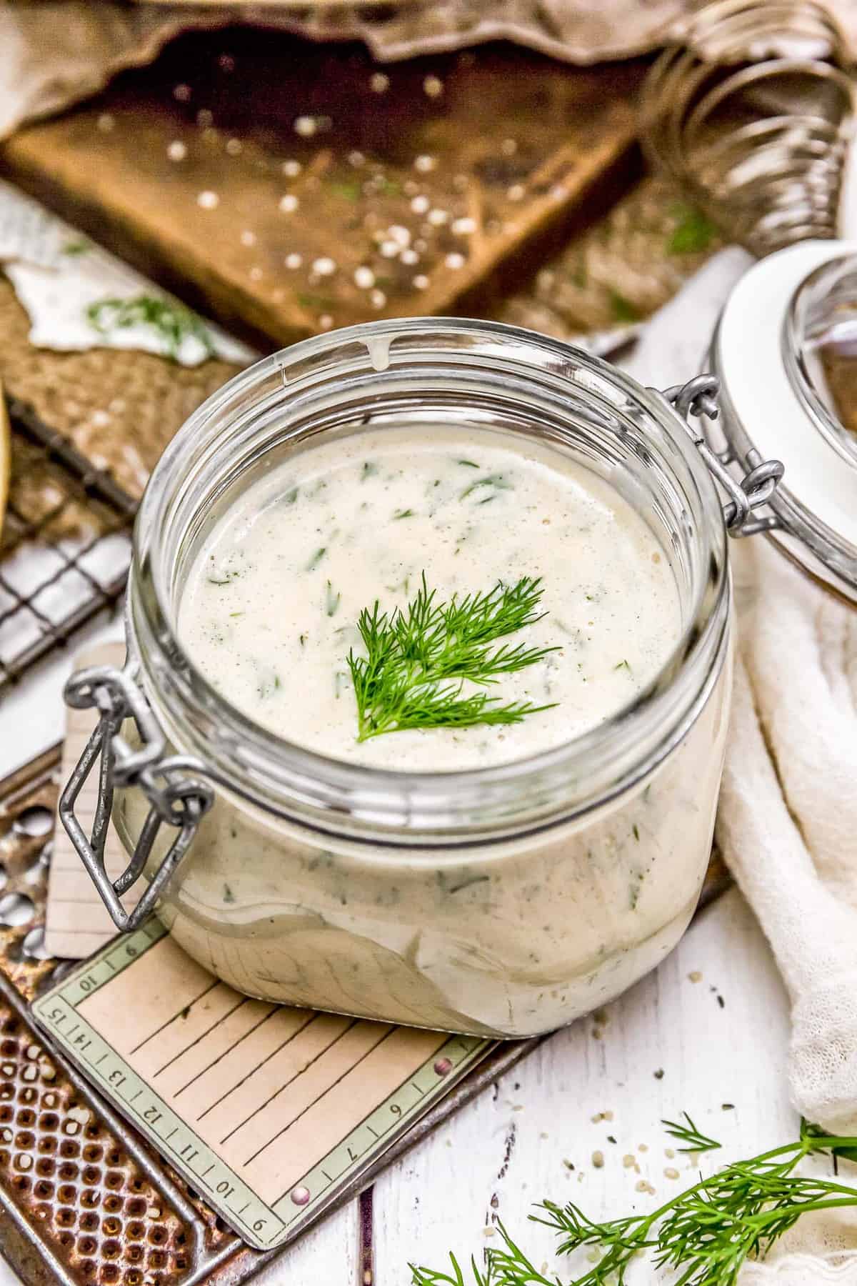 Creamy Dill Dressing - Monkey and Me Kitchen Adventures