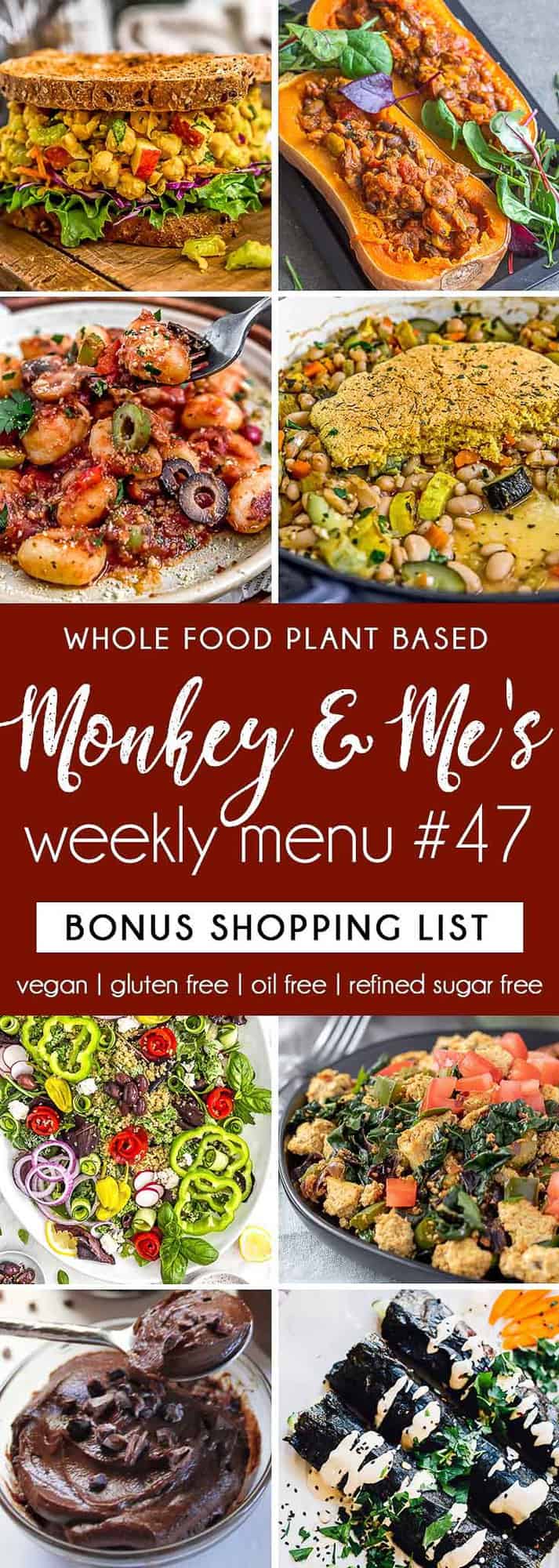 Monkey and Me's Menu 47 featuring 8 recipes