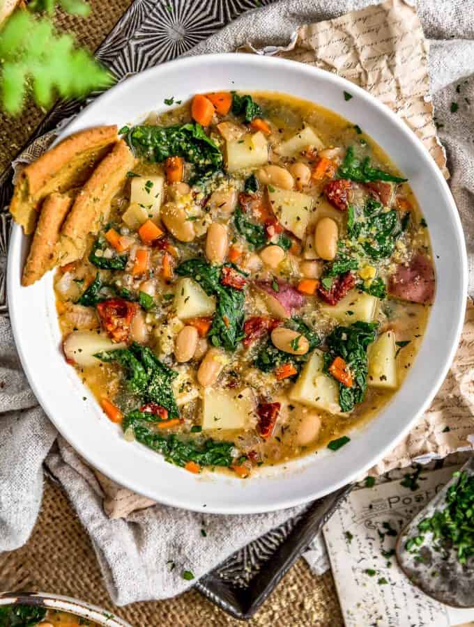 Tuscan Kale Potato Bean Soup